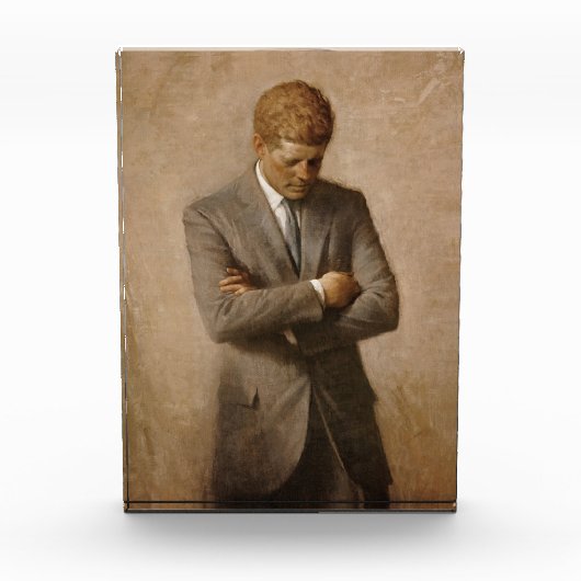 John Kennedy US Presidential White House Portret Fotoblokken (Voorkant)