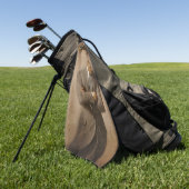 John Kennedy US Presidential White House Portret Golfhanddoek (Groen)