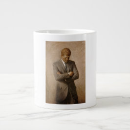 John Kennedy US Presidential White House Portret Grote Koffiekop
