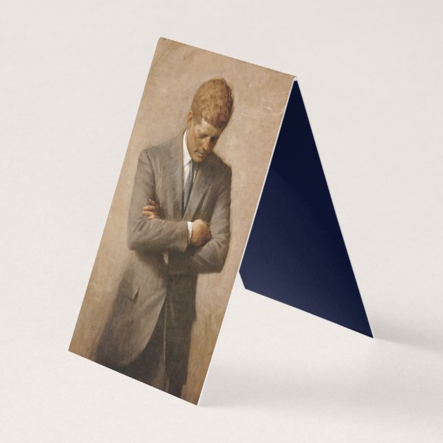 John Kennedy US Presidential White House Portret Kaart (Voorkant)