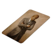 John Kennedy US Presidential White House Portret Magneet (Linkerzijde)