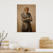John Kennedy US Presidential White House Portret Poster (Keuken)