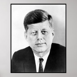 John Kennedy US Presidential White House Portret Poster