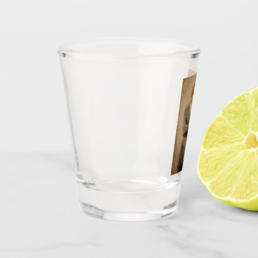 John Kennedy US Presidential White House Portret Shot Glas (Links)