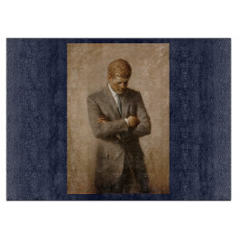 John Kennedy US Presidential White House Portret Snijplank
