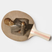 John Kennedy US Presidential White House Portret Tafeltennisbatje (Zijkant)