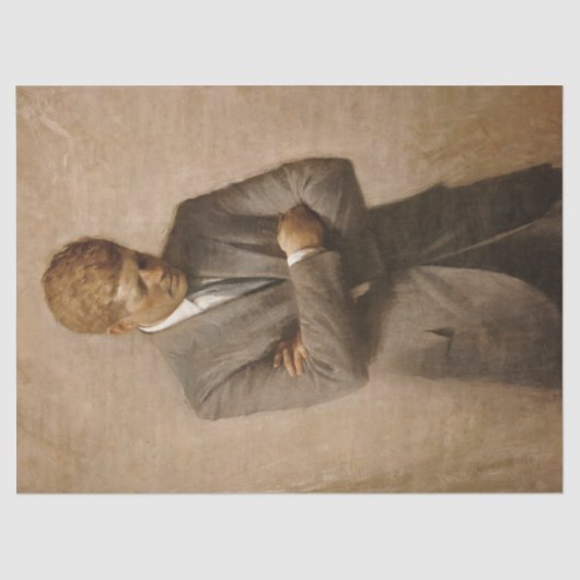 John Kennedy US Presidential White House Portret Tissuepapier (Voorkant)