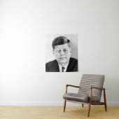 John Kennedy US Presidential White House Portret Wandkleed (In situ)