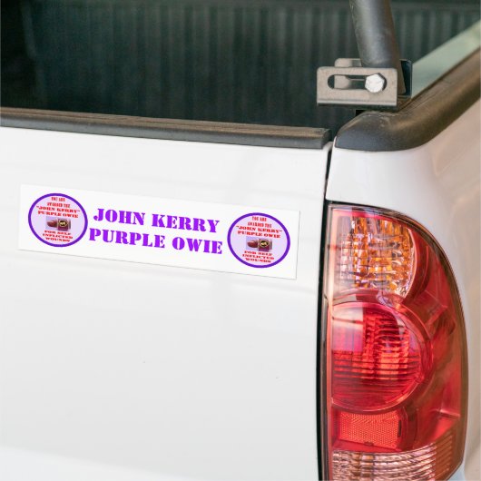 JOHN KERRY PAARSE OWIE BUMPERSTICKER (Op Truck)