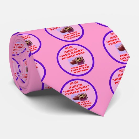 JOHN KERRY PAARSE OWIE STROPDAS (Opgerold)