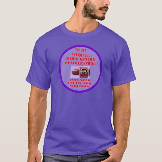 JOHN KERRY PAARSE OWIE T-SHIRT (Voorkant)