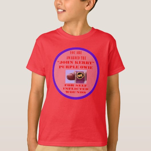 JOHN KERRY PAARSE OWIE T-SHIRT (Voorkant)