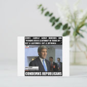 John Kerry: Secretaris van de Hate Briefkaart (Staand voorkant)