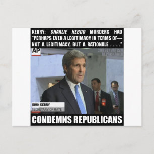 John Kerry: Secretaris van de Hate Briefkaart