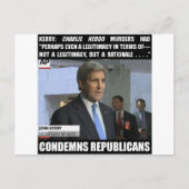 John Kerry: Secretaris van de Hate Briefkaart (Voorkant)