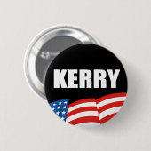 JOHN KERRY-verkiezingsgear Ronde Button 5,7 Cm (Voorkant /achterkant)