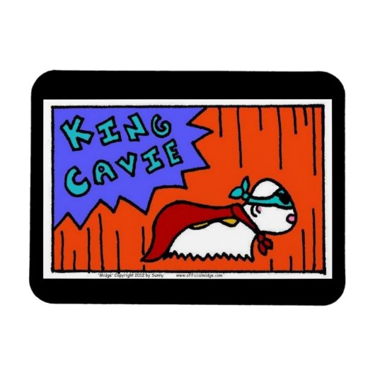 John KING CAVIE flexibele magneet (Horizontaal)
