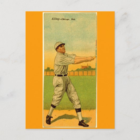John Kling, Chicago Cubs Briefkaart (Voorkant)