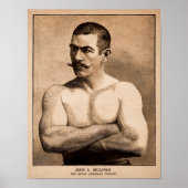  John L. Sullivan Advertisement Poster (Voorkant)