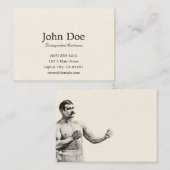 John L. Sullivan Calling Card Contactkaartje (Voorkant / Achterkant)