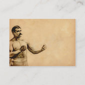 John L. Sullivan Calling Card Contactkaartje (Achterkant)