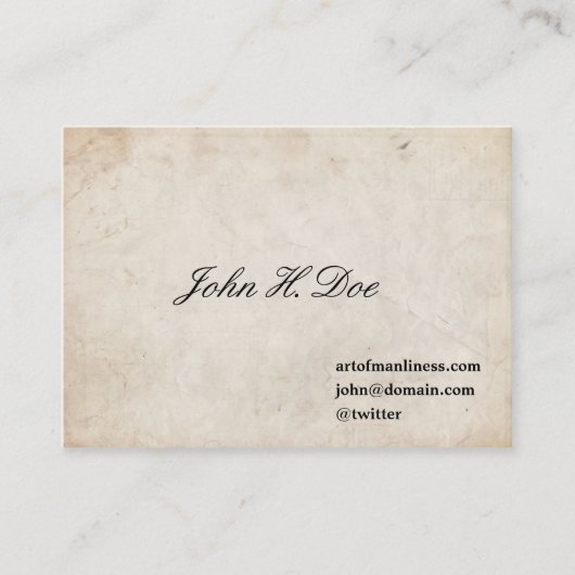 John L. Sullivan Calling Card Contactkaartje (Voorkant)