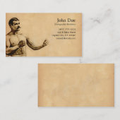 John L. Sullivan Visitekaartje (Voorkant / Achterkant)