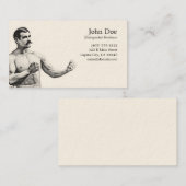 John L. Sullivan Visitekaartje (Voorkant / Achterkant)