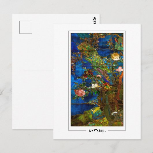 John La Farge #148 - Kunstmatig Briefkaart (Voorkant / Achterkant)