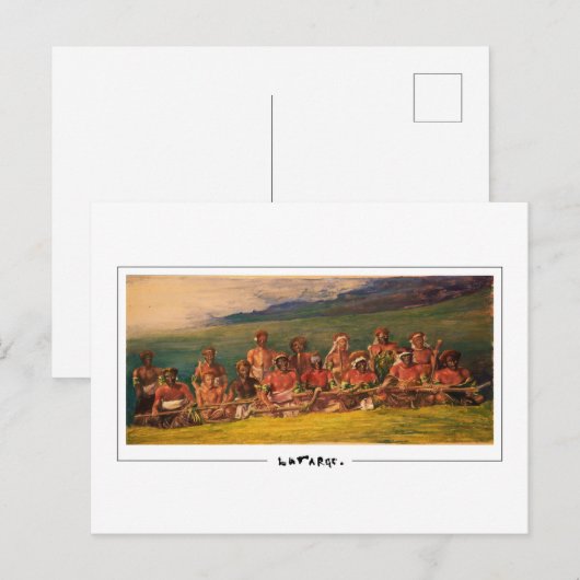 John La Farge #152 - Kunstmatig Briefkaart (Voorkant / Achterkant)