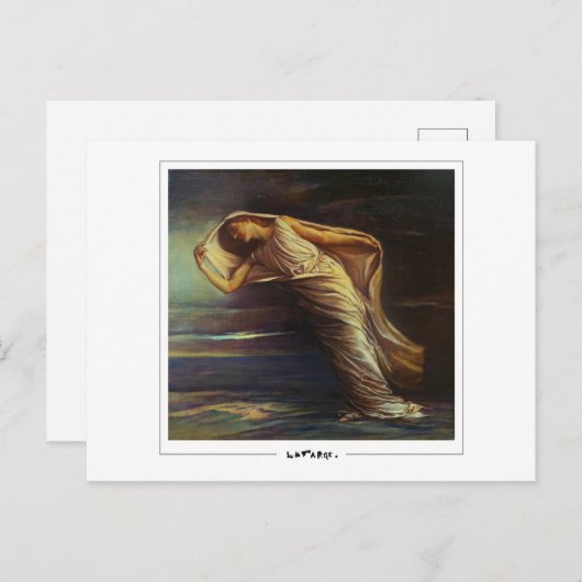 John La Farge #154 - Kunstmatig Briefkaart (Voorkant / Achterkant)