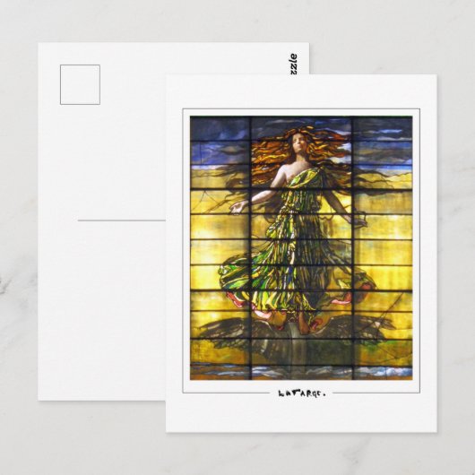 John La Farge #158 - Kunstmatig Briefkaart (Voorkant / Achterkant)