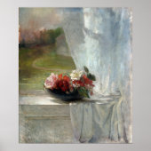 John La Farge Flowers op een Window Ledge Poster (Voorkant)