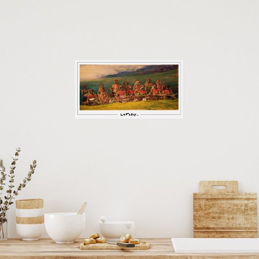 John La Farge Zedign Art Poster #152 (Keuken)