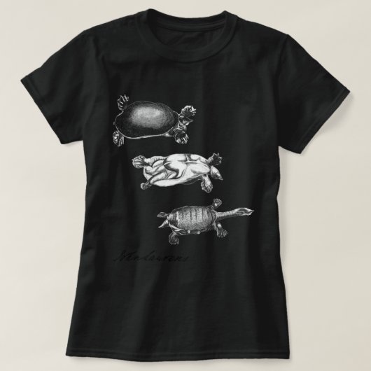 John Laurens's Turtles (Donkere Shirten stijl) T-shirt (Design voorkant)