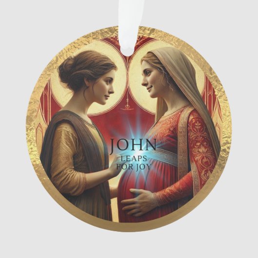 John Leaps voor Joy Acrylic Ornament (voorkant)