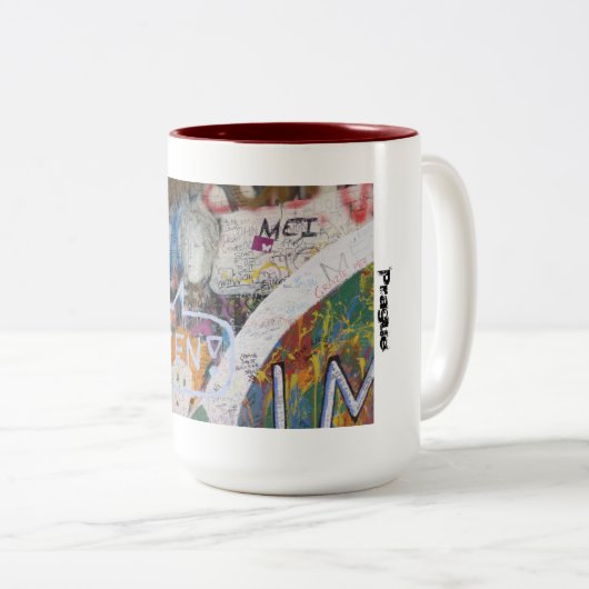 John Lennon Wall, mok Praag (Voorkant rechts)