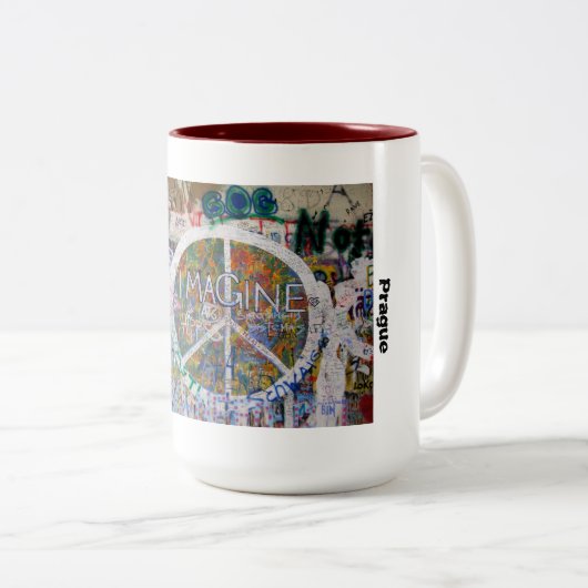 John Lennon Wall, mok Praag (Voorkant rechts)