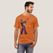 John Lennon Yellow Submarine character plays guita T-shirt (Voorkant volledig)