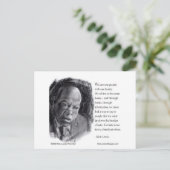 John Lewis en Quote Beauely portret Briefkaart (Staand voorkant)
