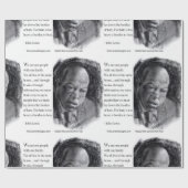 John Lewis en Quote Beauely portret Cadeaupapier (Vlak)