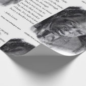 John Lewis en Quote Beauely portret Cadeaupapier (Hoek)