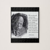 John Lewis en Quote Beauely portret Legpuzzel (Verticaal)