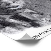 John Lewis en Quote Beauely portret Poster (Hoek)