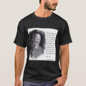 John Lewis en Quote Beauely portret T-shirt (Voorkant)