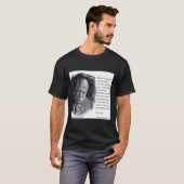 John Lewis en Quote Beauely portret T-shirt (Voorkant volledig)