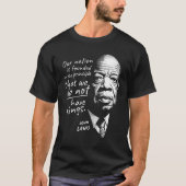 John Lewis: Geen koningen in Amerika T-shirt (Voorkant)