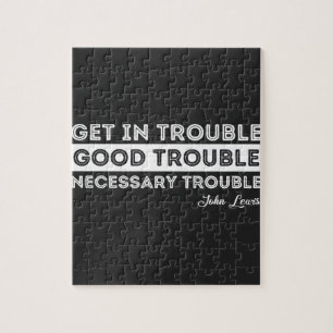 John Lewis - Good Trouble citaat Legpuzzel