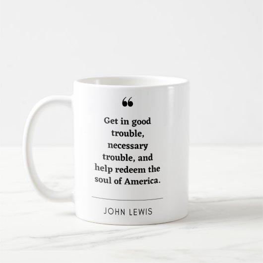 John Lewis - Good Trouble Koffiemok (Links)