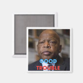 John Lewis Good Trouble Magnet (Voorkant / Achterkant)